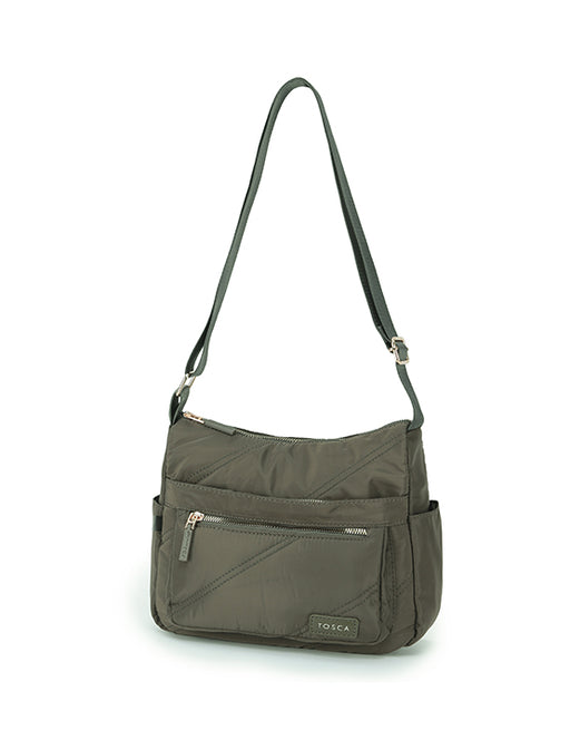 Harlow Khaki Shoulder Bag