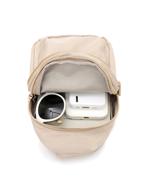 Harlow Beige Slinger Bag