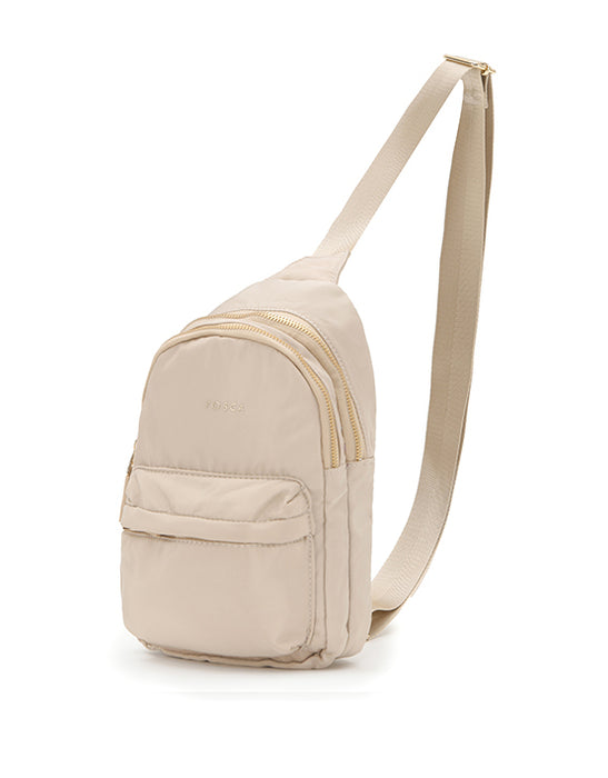Harlow Beige Slinger Bag