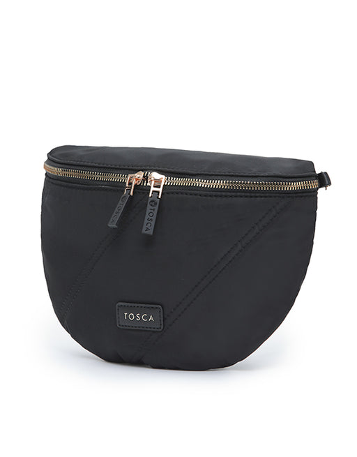 Harlow Sling Bag Black Stitch