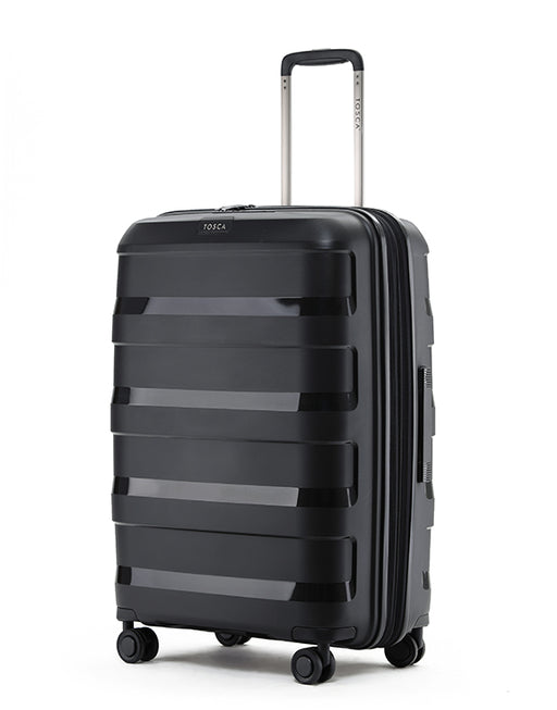 Comet 67cm Medium Black Hard Trolley Case