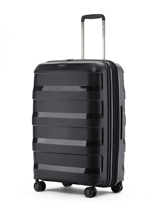 Comet 67cm Medium Black Hard Trolley Case