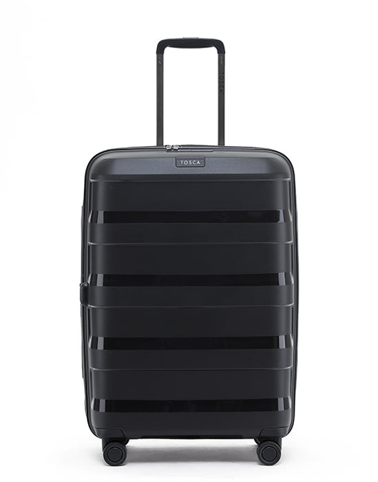 Comet Hard Suitcase 3 Piece Set - Black