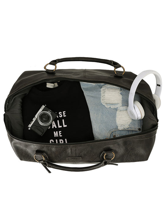 TOSCA Vegan Leather Duffle Bag