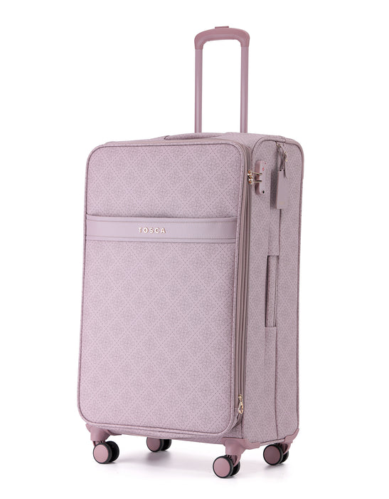 Willow 77cm Large PU Case - Misty Rose