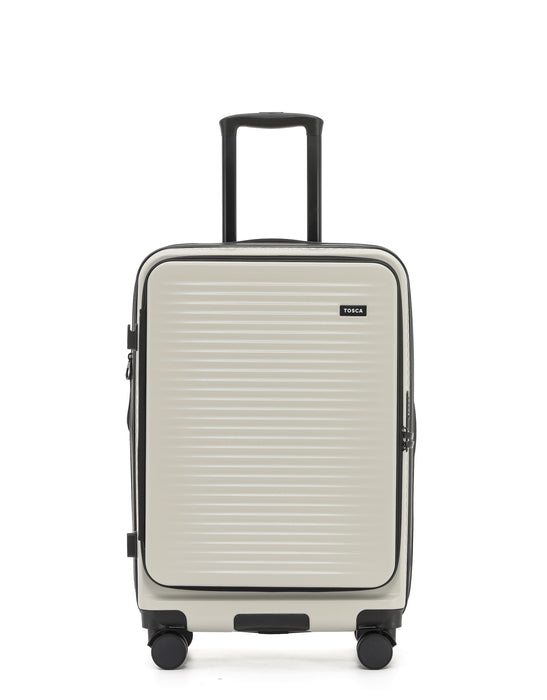 Zen Front Opening Hard Suitcase 3 Piece Set - Stone