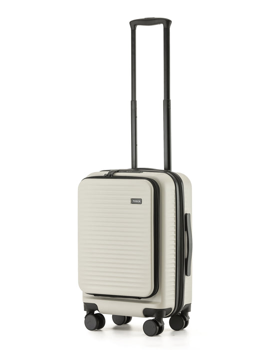 Zen Front Opening Hard Suitcase 3 Piece Set - Stone