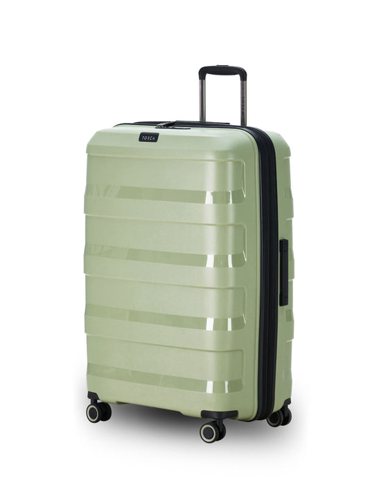 Comet 78cm Large Hard Suitcase - Sage Green