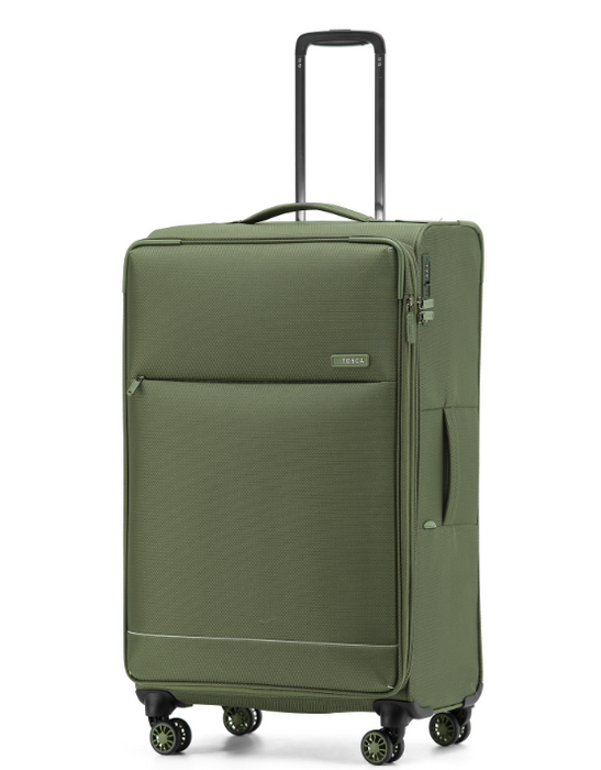 So Lite 79cm Large Soft Trolley Case - Khaki