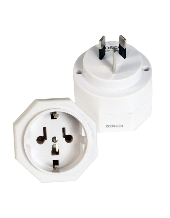 Europe, Bali, USA & Japan Visitor Travel Adaptor