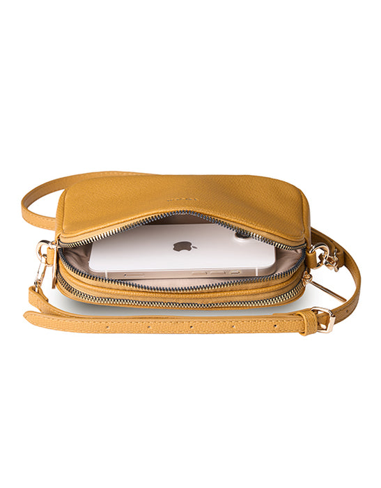 Small Mustard Crossbody Handbag