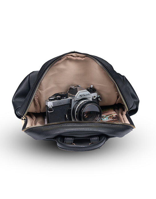 Small Black Casual Backpack