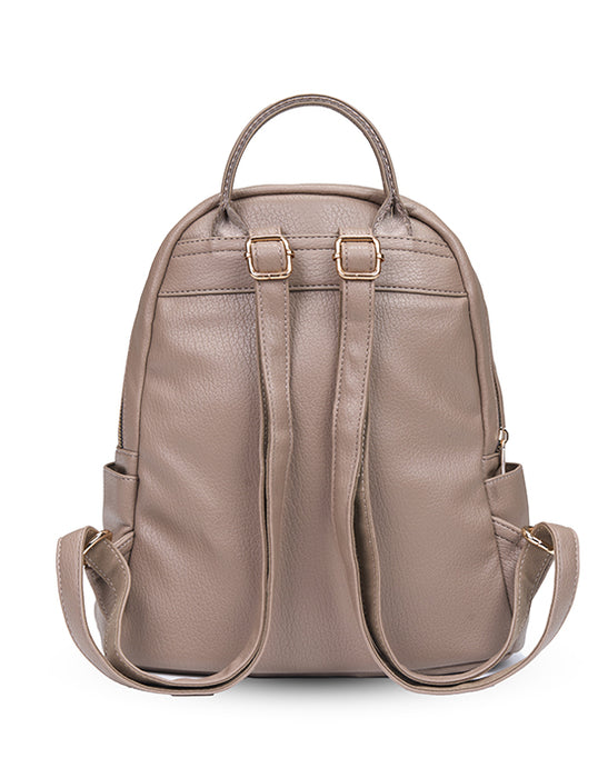 Small Taupe Casual Backpack