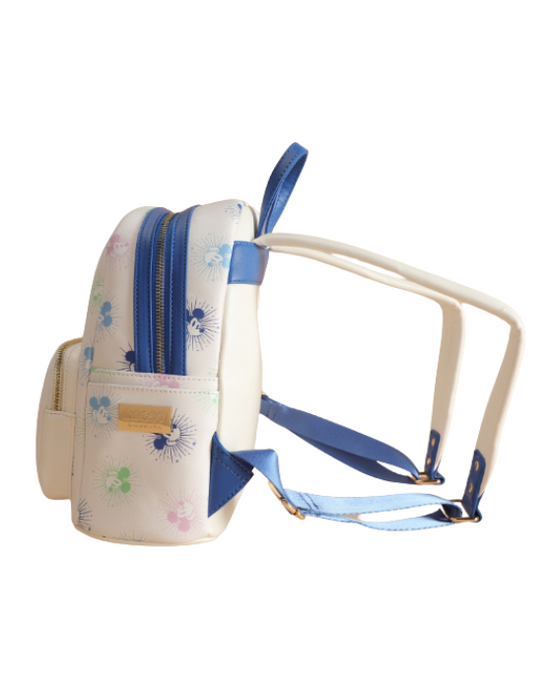 Mickey Mouse In The Flowers PU Backpack