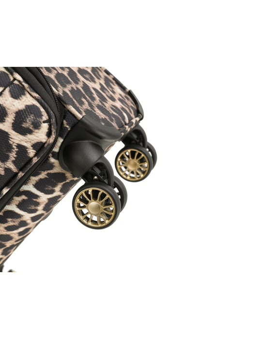So Lite 67cm Medium Soft Suitcase - Leopard