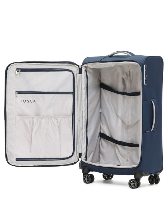 Vega 55cm Small Soft Carry On - Navy