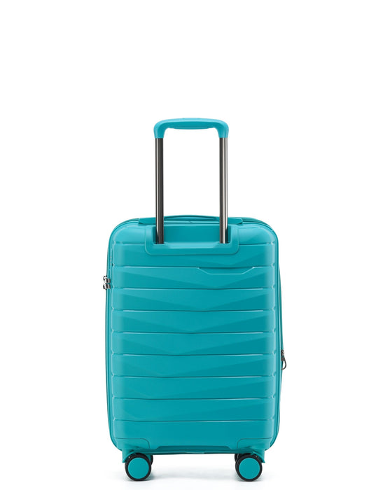 Aus Luggage Pilot 55cm Small Hard Carry On - Teal