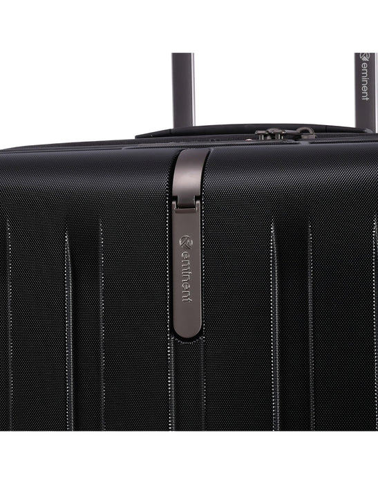 Eminent Kapstadt 77cms Large Hard Suitcase - Black
