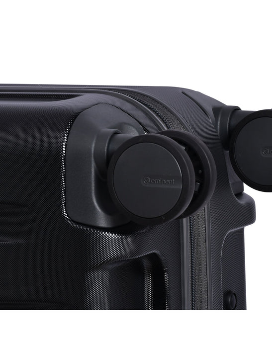 Eminent Kapstadt 66cm Medium Hard Suitcase - Black
