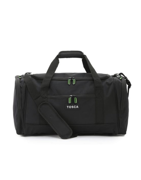 Medium 53cm Black Sports Duffle Bag