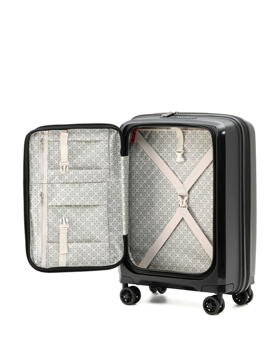 Space-X 55cm Small Hard Carry On - Black