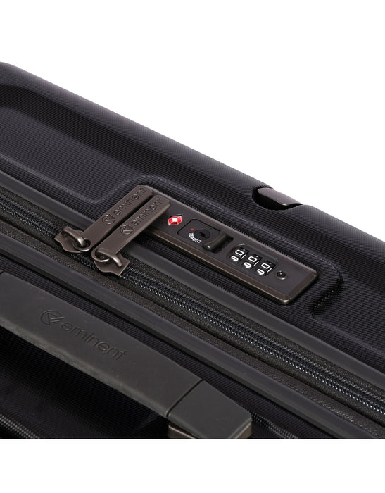 Eminent Kapstadt 66cm Medium Hard Suitcase - Black