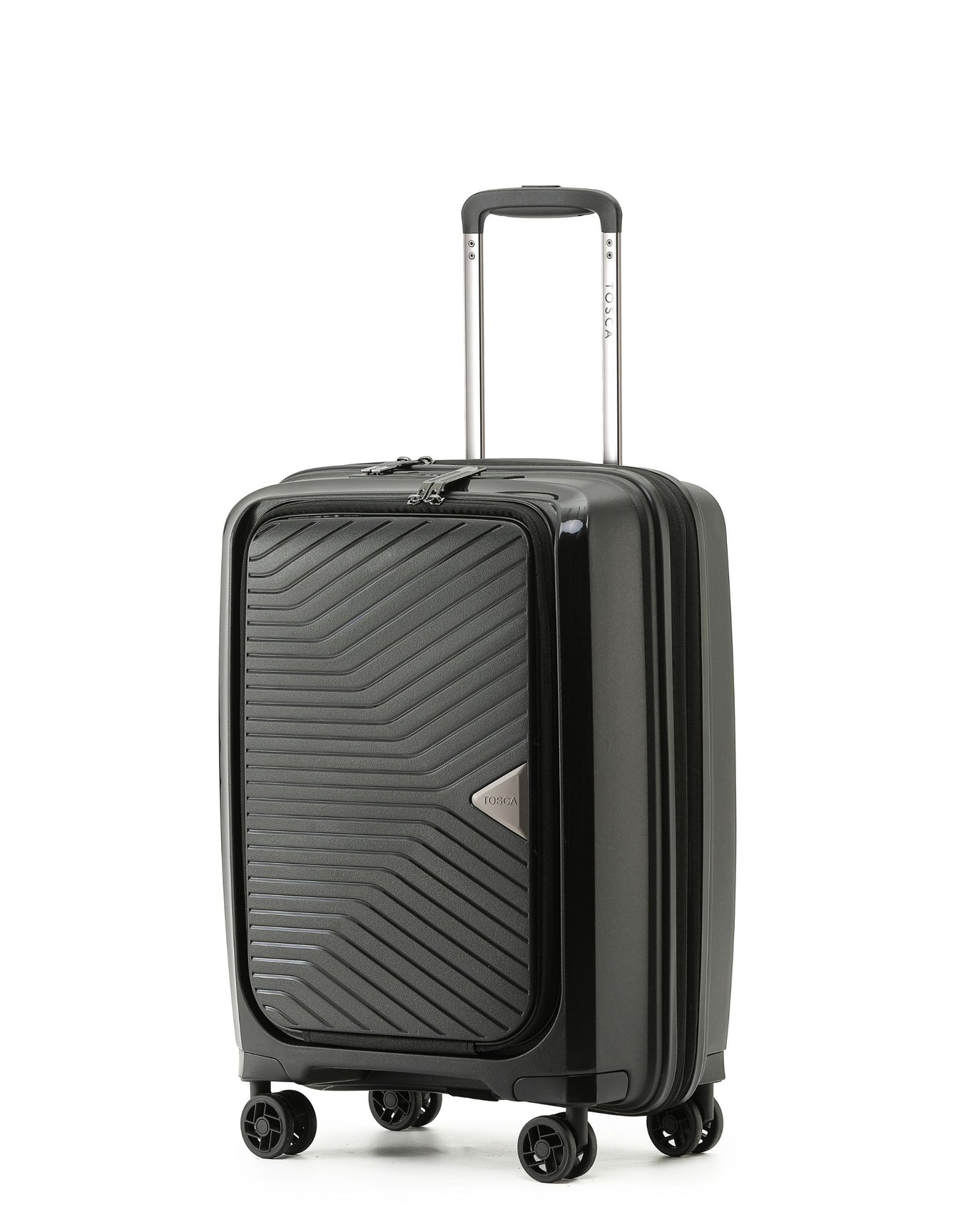 Space-X 55cm Small Hard Laptop Carry On - Black