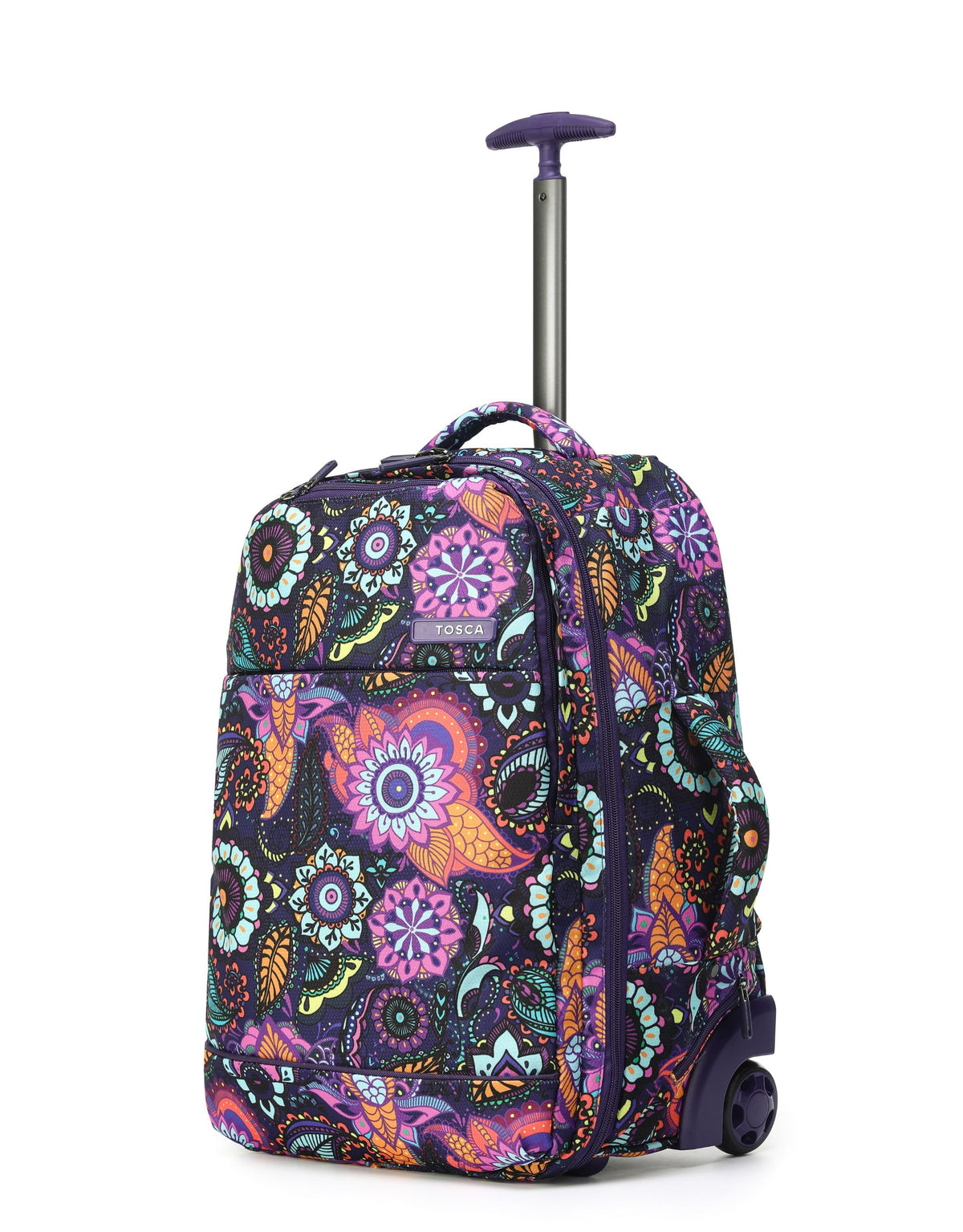 So Lite Paisley Trolley Backpack - TOSCA Travelgoods