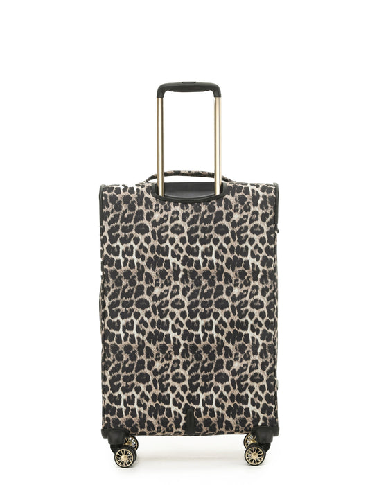 So Lite 67cm Medium Soft Suitcase - Leopard