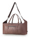 Vegan Leather Large Chocolate Duffle Bag