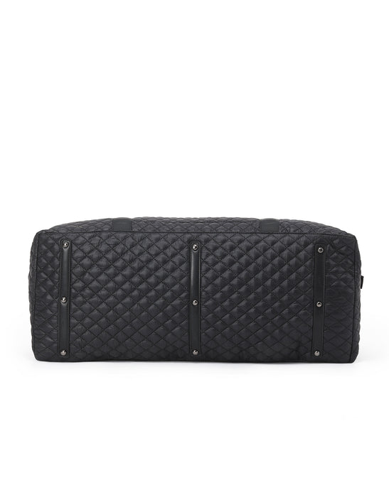 Metro Travel Duffle Bag - Quilted Black