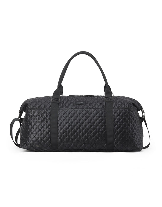 Metro Travel Duffle Bag - Quilted Black