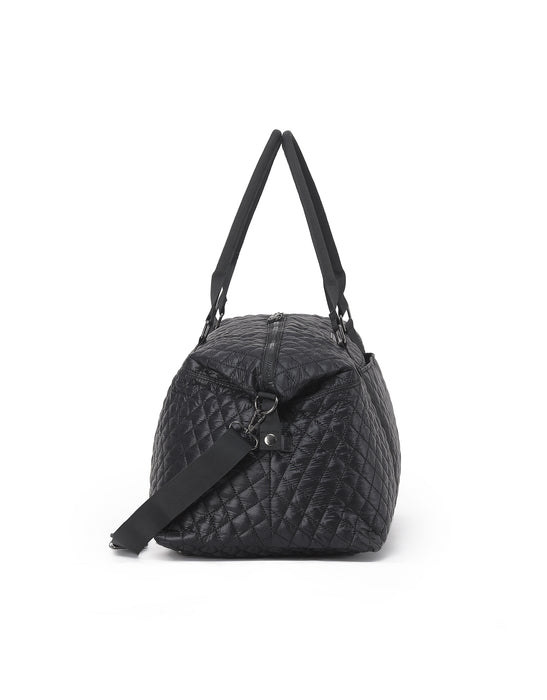 Metro Travel Duffle Bag - Quilted Black