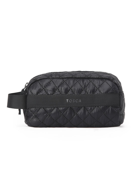 Metro Travel Duffle Bag - Quilted Black