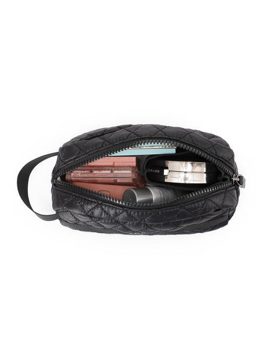 Metro Travel Duffle Bag - Quilted Black