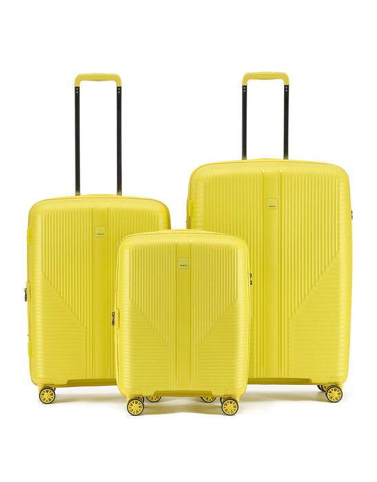 F-Lite Hard Suitcase 3 Piece Set - Yellow