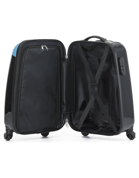 Marvel Spider-Man 45cm Small Hard Carry-On – Black/Blue