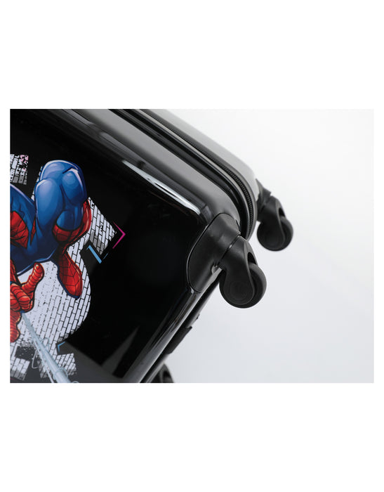 Marvel Spider-Man 45cm Small Hard Carry-On – Black/Blue