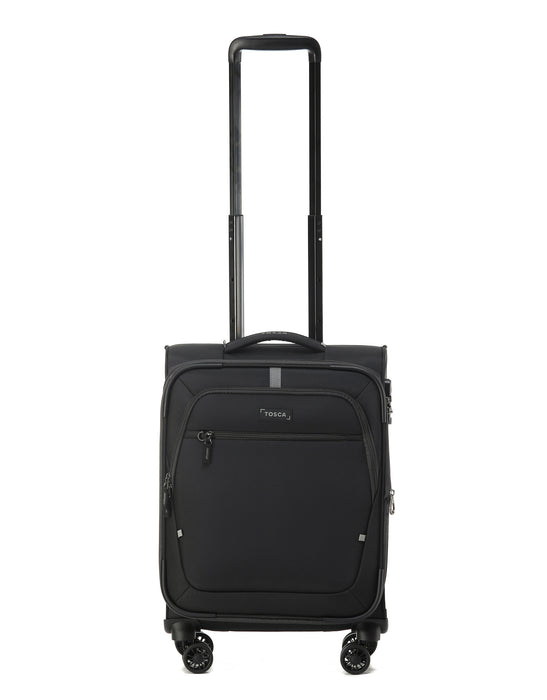 Luna Lite 52cm Small Soft Carry On - Black