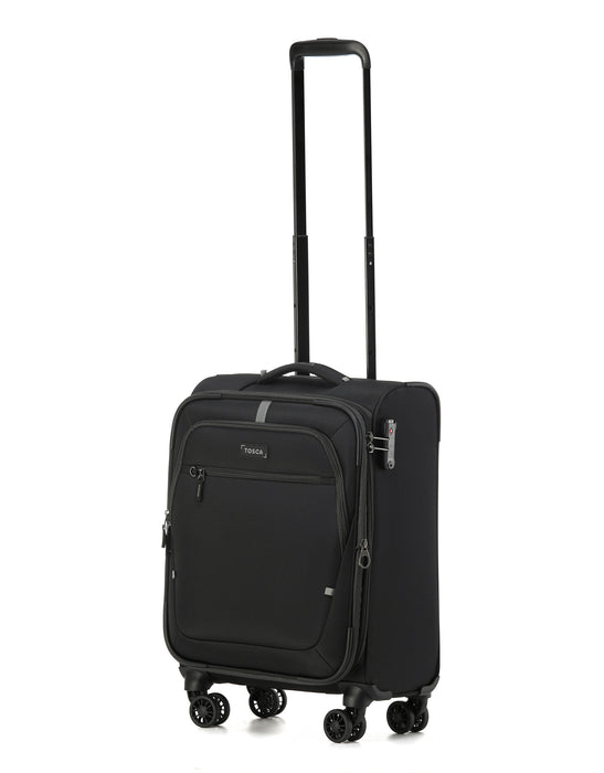 Luna Lite 52cm Small Soft Carry On - Black