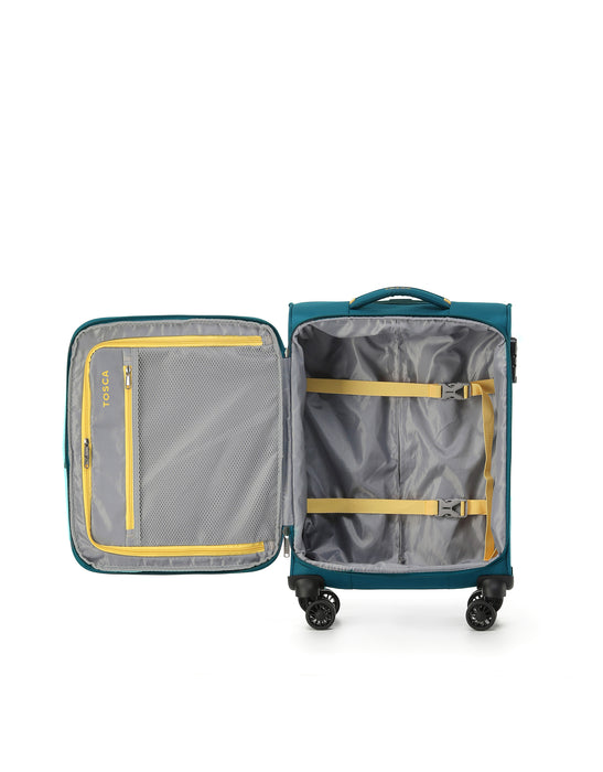 Luna Lite 52cm Small Soft Carry On - Teal