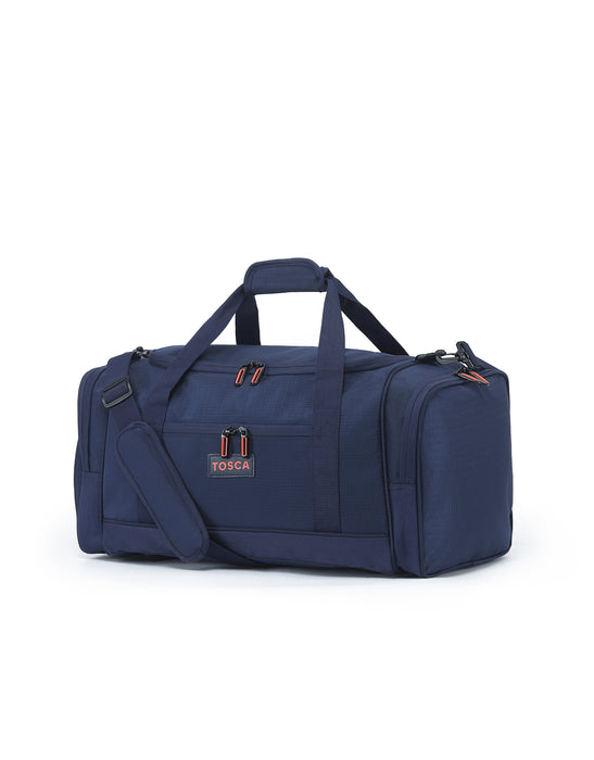Small 53cm Sports Duffle Bag - Navy/Orange
