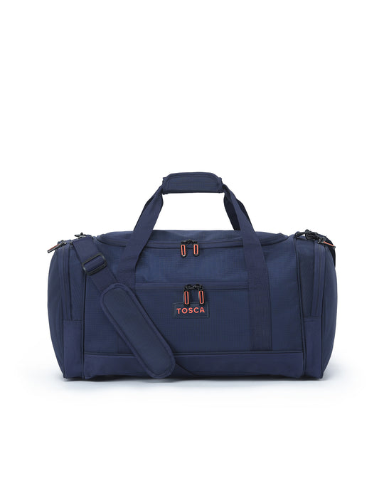 Small 53cm Sports Duffle Bag - Navy/Orange