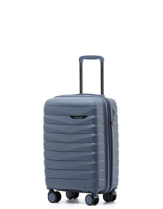 Aus Luggage Pilot 55cm Small Hard Carry On - Slate