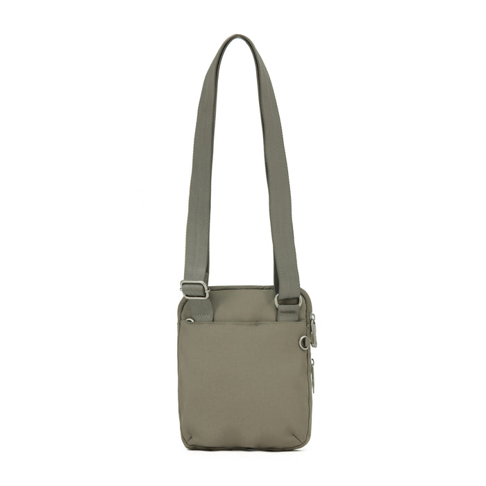 Anti-Theft Cross Body Shoulder Bag - Taupe