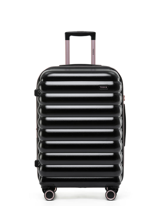 Como 67cm Medium Hard Suitcase - Black