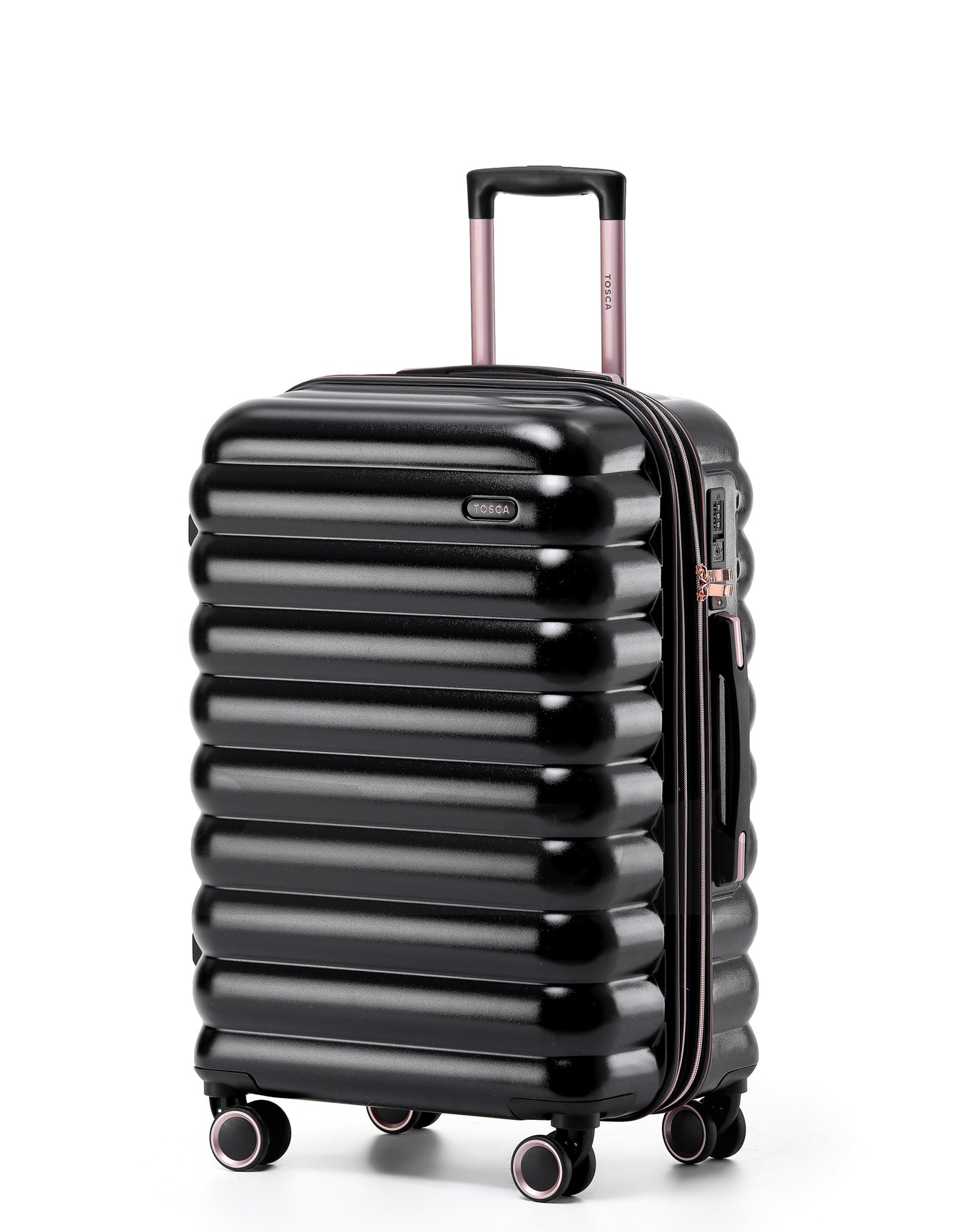 Como 67cm Medium Hard Suitcase - Black