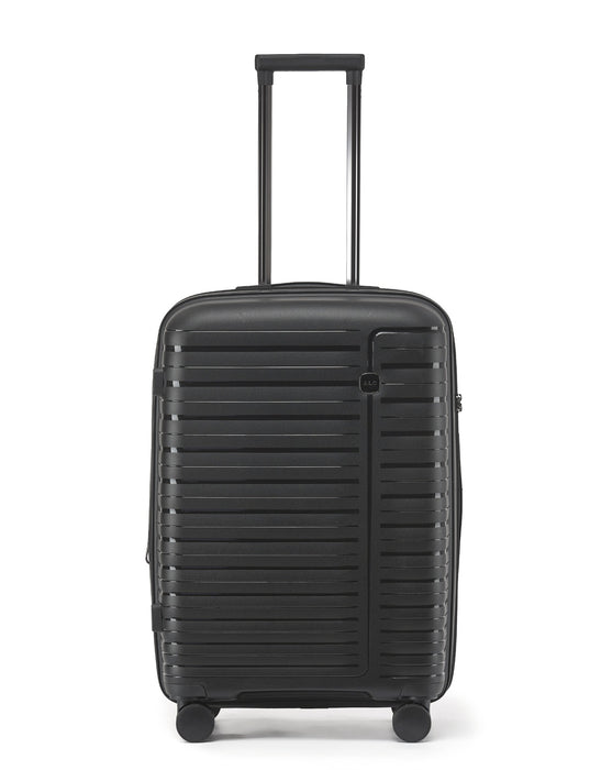 Aus Luggage Astro Hard Suitcase 3 Piece Set - Black