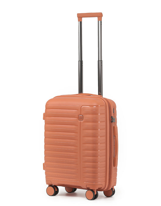 Aus Luggage Astro Hard Suitcase 3 Piece Set - Rust