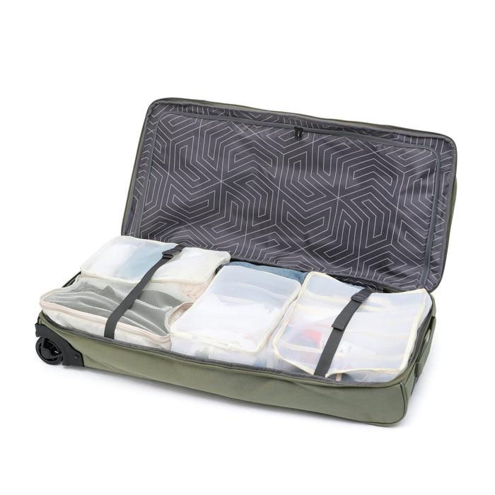 Large 85cm Split Compartment Wheel Bag - Khaki